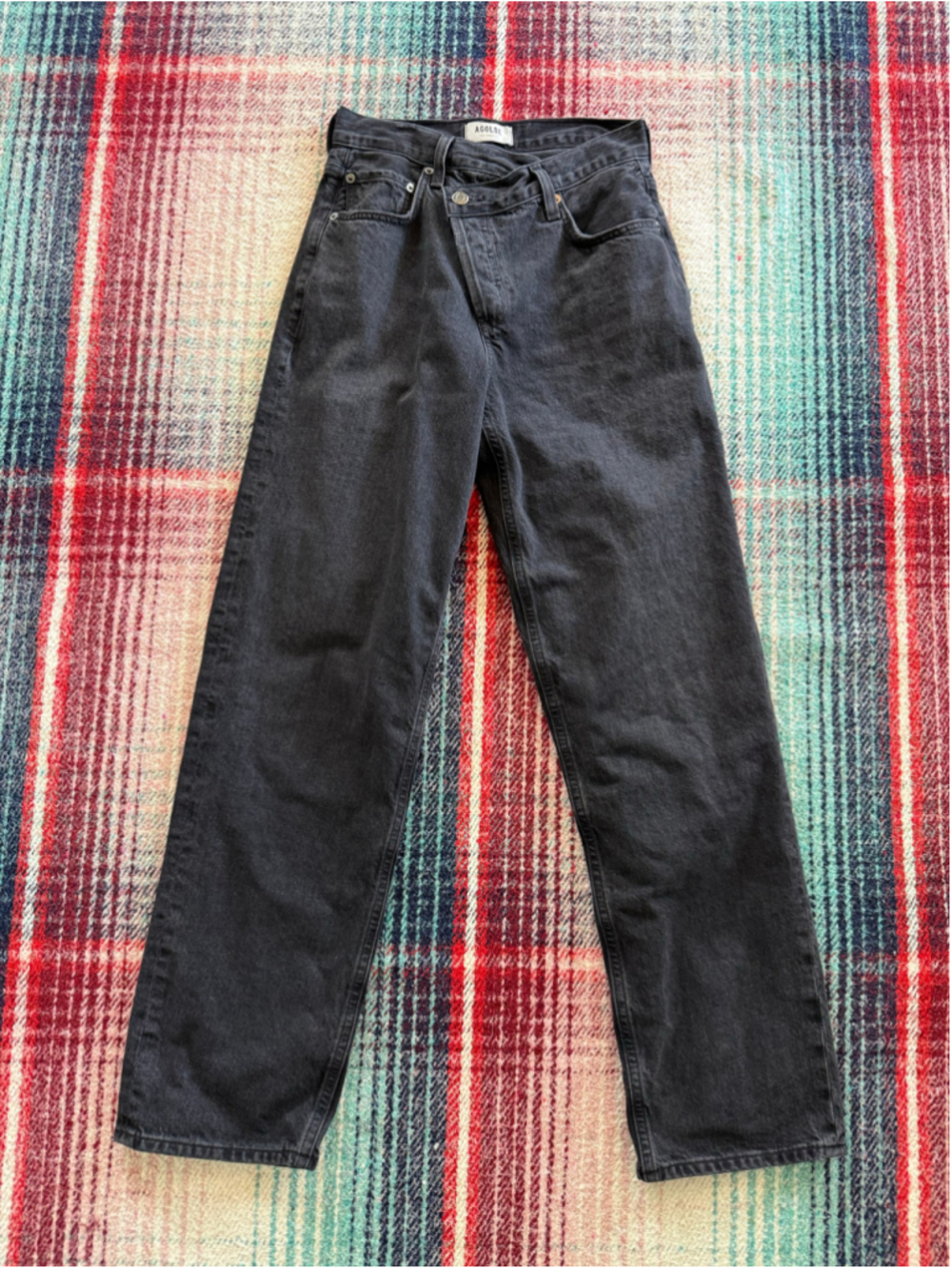 Agolde Black Criss Cross Jeans 24